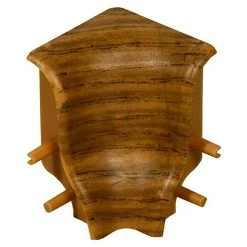 Brandneu ⭐ BAUHAUS Profiles And More Innenecke SU18/FU18 Eiche Dunkelbraun, 2 Stk. 🌟