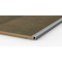 Angebote 😉 BAUHAUS LOGOCLIC Endprofil 250 Silber, 2,7 M X 24 Mm X 12 Mm, Montageart: Kleben 💯