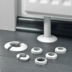 Bestpreis ✨ BAUHAUS LOGOCLIC Rohrrosette Weiß, 2 Stk., Kunststoff 🛒