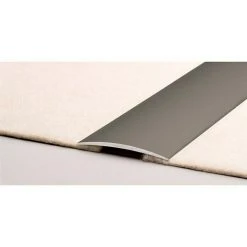 Auslauf ⭐ BAUHAUS LOGOCLIC Übergangsprofil 134 Edelstahl Matt, 1 M X 60 Mm X 5 Mm, Montageart: Kleben 😍