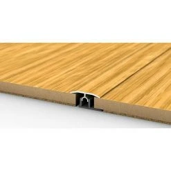 Schlussverkauf 💯 BAUHAUS LOGOCLIC Übergangsprofil 303 Eiche Hell, 0,9 M X 34 Mm, Montageart: Stecken 🥰