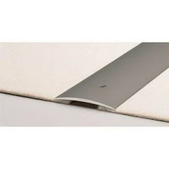 Neu 🛒 BAUHAUS LOGOCLIC Übergangsprofil 134 Edelstahl Matt, 1 M X 60 Mm X 5 Mm, Montageart: Schrauben ✨