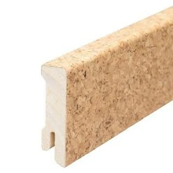 Am billigsten 🧨 BAUHAUS Sockelleiste Kork Dunkel 2,4 M X 1,6 Cm X 5,8 Cm ⌛