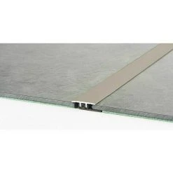 Blitzangebot 🔥 BAUHAUS LOGOCLIC Übergangsprofil 322 Edelstahl Matt, 0,9 M X 27 Mm, Montageart: Stecken 🎉