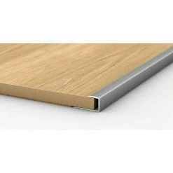 Rabatt 🔔 BAUHAUS LOGOCLIC Endprofil 253 Silber, 2,7 M X 24 Mm X 17 Mm, Montageart: Kleben ⭐