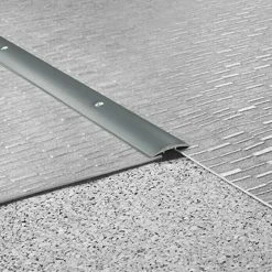 Großhandel 👍 BAUHAUS LOGOCLIC Übergangsprofil Grau, 1 M X 30 Mm X 4,5 Mm, Montageart: Schrauben ✨