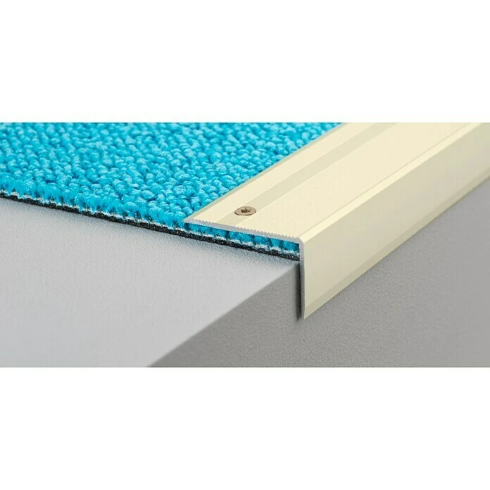 Großhandel ⌛ BAUHAUS LOGOCLIC Treppenkantenprofil 293 Sahara, 1 M X 40 Mm X 25 Mm, Montageart: Schrauben 😍