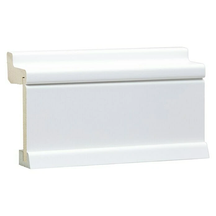 Billig ✔️ BAUHAUS Rohrabdeckleiste Weiß, 2,4 M X 60 Mm X 113 Mm, Geschwungen 😍 – Bild 2