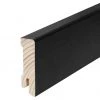 Aktion 🛒 BAUHAUS Sockelleiste Räuchereiche Schwarz 2,4 M X 1,6 Cm X 5,8 Cm 😍