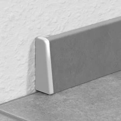 Rabatt ✔️ BAUHAUS LOGOCLIC Endkappe K40 C Silber, 2 Stk., Passend Für: LOGOCLIC Sockelleiste K40 C ✔️