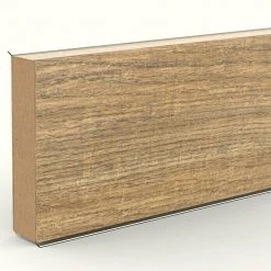 Angebote 🔥 BAUHAUS Sockelleiste Cubu 60 Alsace 2,5 M X 13 Mm X 60 Mm, Gerade ✨