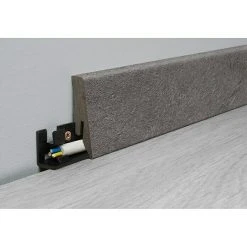 Angebote ❤️ BAUHAUS LOGOCLIC Aquaprotect Sockelleiste K58 Pure 2,6 M X 18 Mm X 58 Mm, Gerade 🎁