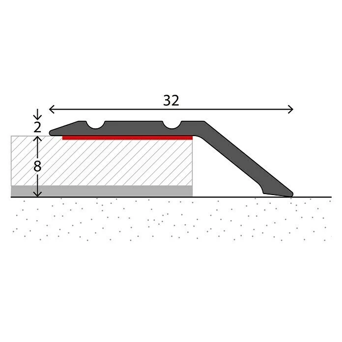 Coupon ⭐ BAUHAUS LOGOCLIC Abschlussprofil 146 Ahorn, 0,9 M X 32 Mm, Montageart: Kleben 🥰 – Bild 2