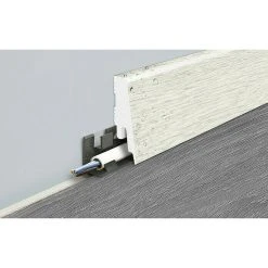 Besorgen 😍 BAUHAUS LOGOCLIC Sockelleiste K58 C Creamy Oak 2,4 M X 18 Mm X 58 Mm, Gerade ⭐