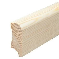 Auslauf ✨ BAUHAUS Sockelleiste 2,4 M X 2,2 Cm X 5,8 Cm, Kiefer, Unbehandelt 🎉